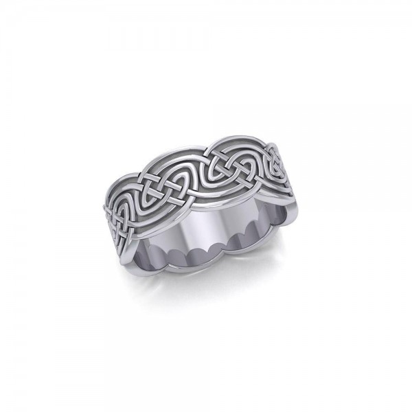A touch of eternity ~ Celtic Knotwork Sterling Silver Ring