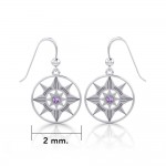 Be A Star Silver Earrings by Sibylle Grummes Unruh