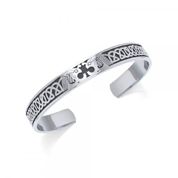 Unending mystic ~ Celtic Knot Dragon Sterling Silver Jewelry Bracelet