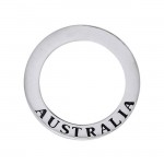 Australia Sterling Silver Ring Pendant