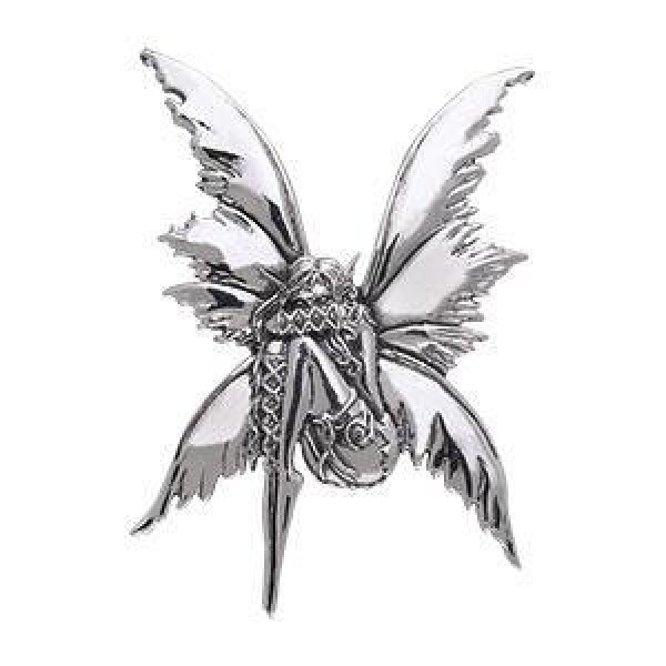 Bashful Fairy Silver Pendant