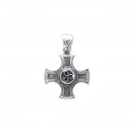 Celtic Cross of Harmony Silver Pendant
