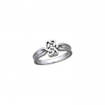 Eternal Celtic Hearts Sterling Silver Ring