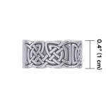 In myriad continuous symbolism ~ Celtic Knotwork Sterling Silver Ring