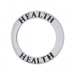 Health Sterling Silver Ring Pendant