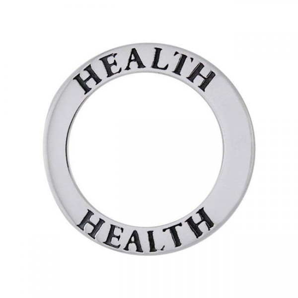 Health Sterling Silver Ring Pendant