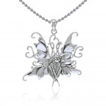 Amy Brown Blue Fairy ~ Sterling Silver Jewelry Pendant