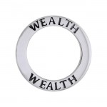 Wealth Sterling Silver Ring Pendant