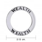 Wealth Sterling Silver Ring Pendant