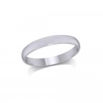Silver Medium Size Band Ring