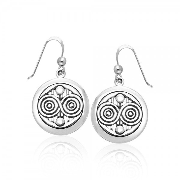 Relationship Mandala Sterling Silver Earrings