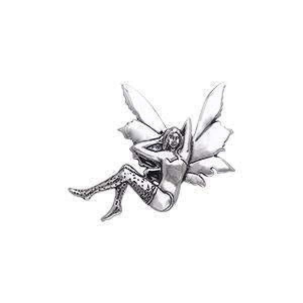 Amy Brown Glamour Fairy Sterling Silver Jewelry Pendant