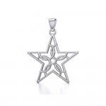 The Fifth Circle with Star Silver Pendant