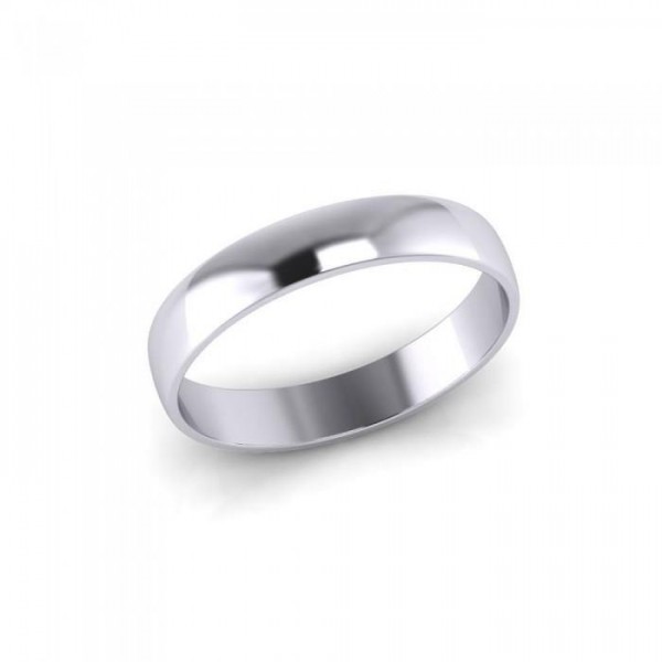 Silver Wedding Band Ring