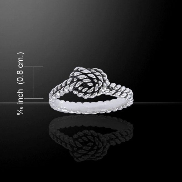 Overhand Knot Rope Ring