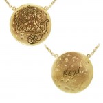 Capricorn Astrology Vermeil Necklace By Amy Zerner