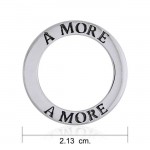 A More Love Silver Ring Pendant