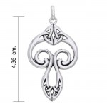 The symbol that predates Christianity ~ Sterling Silver Celtic Triquetra Pendant Jewelry