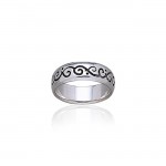 Bague Fairy Vines Silver Band