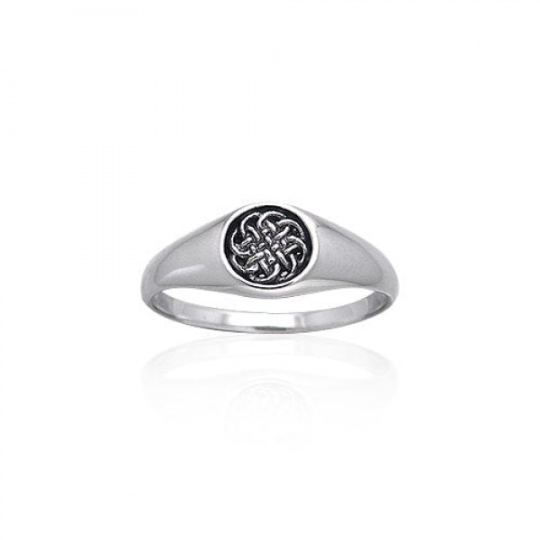 Celtic Knotwork Sterling Silver Ring