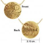 Aquarius Astrology Vermeil Necklace By Amy Zerner