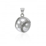 Baseball Silver Pendant