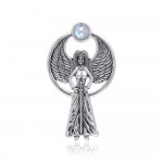 Avenging Angel Silver Pendant