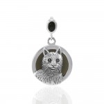 Cat Familiar Power Sterling Silver Pendant