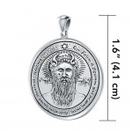 Premier pentacle du pendentif du sceau de Salomon du Soleil