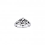 Celtic Trinity Knot Sterling Silver Ring