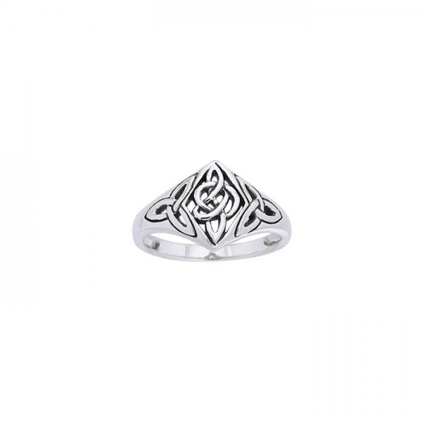 Celtic Trinity Knot Sterling Silver Ring