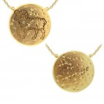 Aries Astrology Vermeil Necklace By Amy Zerner