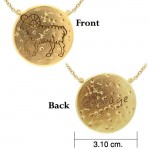 Aries Astrology Vermeil Necklace By Amy Zerner