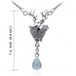 Deer Sterling Silver Necklaces