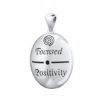 Empowering Words Focused Positivity Pendant