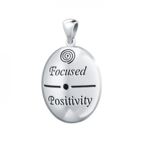 Empowering Words Focused Positivity Pendant