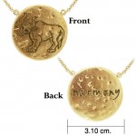 Taurus Astrology Vermeil Necklace By Amy Zerner