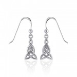 Unraveling the endless beauty of Celtic pride ~ Celtic Knotwork Sterling Silver Dangle Earrings Jewelry