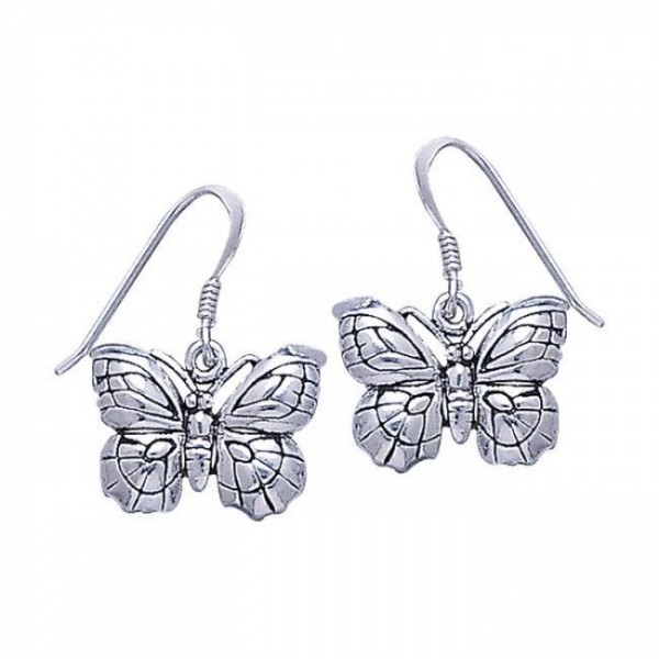 Butterfly Silver Earing