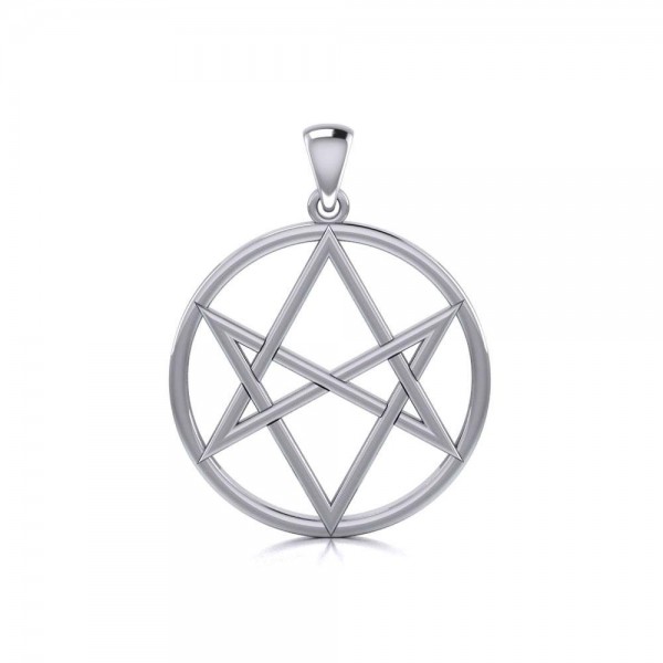 Magickal Hexagram ~ Sterling Silver Jewelry Pendant