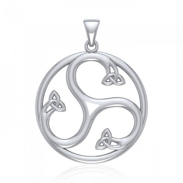The Trinitybs imagery ~ Sterling Silver Celtic Triquetra Pendant Jewelry