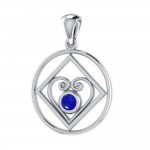 Hearts in Recovery Silver Pendant