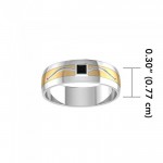 Blaque Rectangle Solitaire Ring