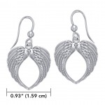 Feel the Tranquil in Angel Wings ~ Sterling Silver Jewelry Earrings