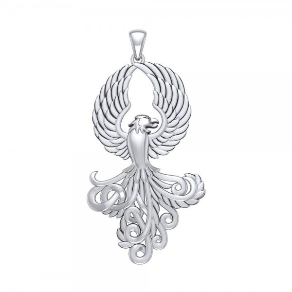Majestic Phoenix Sterling Silver Pendant