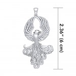 Majestic Phoenix Sterling Silver Pendant