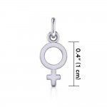 Female Symbol Sterling Silver Charm