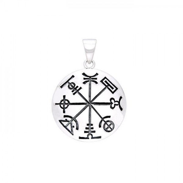 Wheel of the Year Sterling Silver Pendant by Oberon Zell