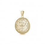 Sigil of the Archangel Michael Solid Gold Small Pendant