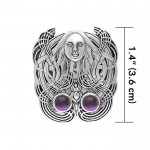 The Mother Goddess Silver Pendant